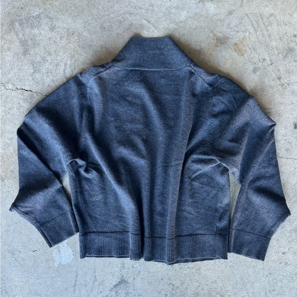 Calvin Klein Grey Cropped Cardigan - Picture 4 of 6